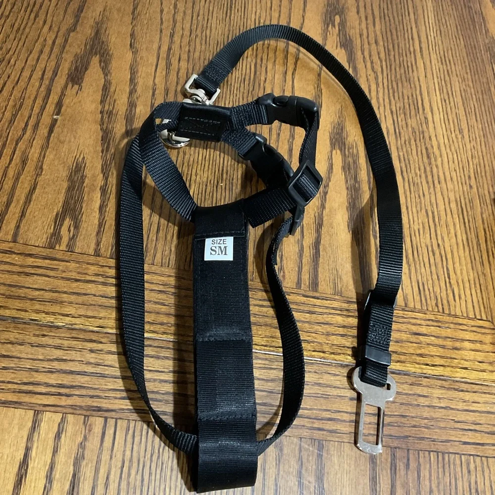 Black Car Harness for Dogs